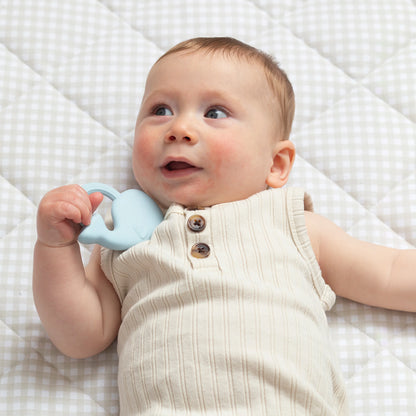 Living Textiles 2pk Silicone Teether Whale & Cloud
