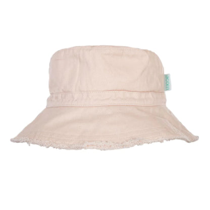 Acorn Kids Vanilla Frayed Bucket Hat