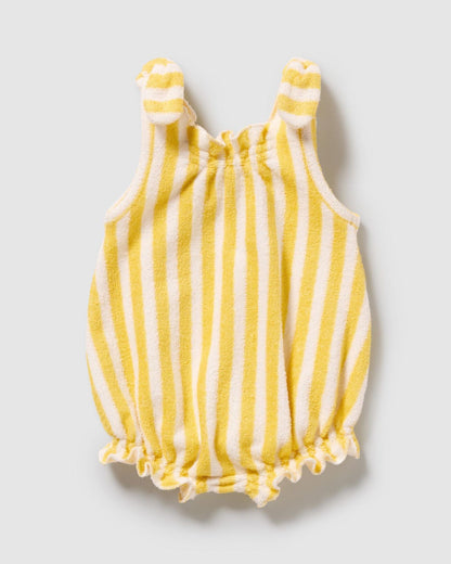 Wilson & Frenchy Honey Wave Organic Terry Tie Playsuit