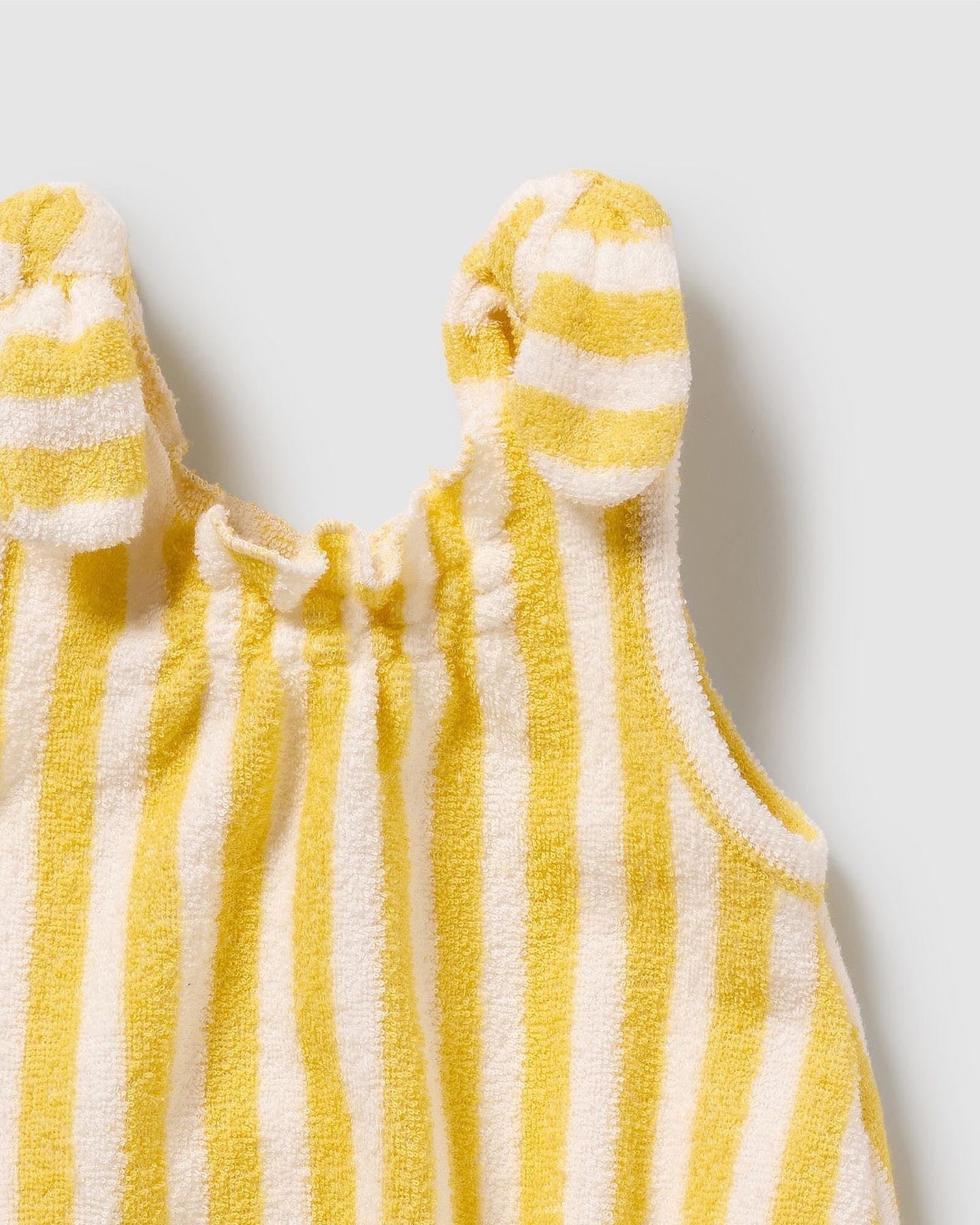 Wilson & Frenchy Honey Wave Organic Terry Tie Playsuit
