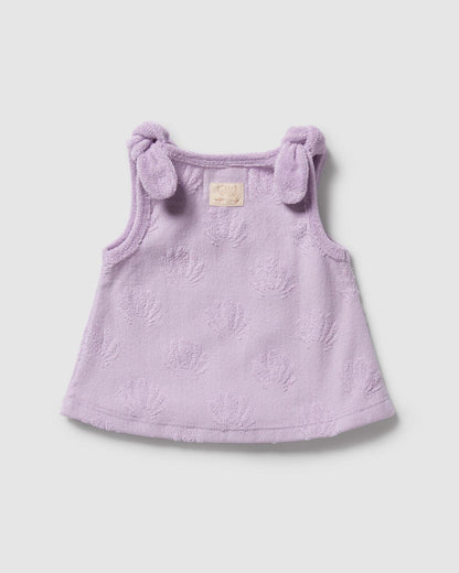 Wilson & Frenchy Lavender Shells Organic Terry Singlet