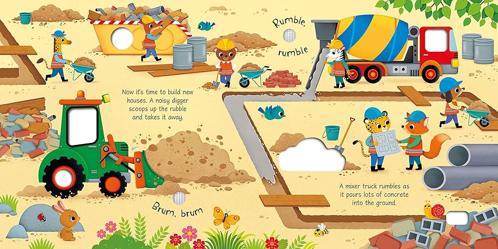 Building Site Sounds Book