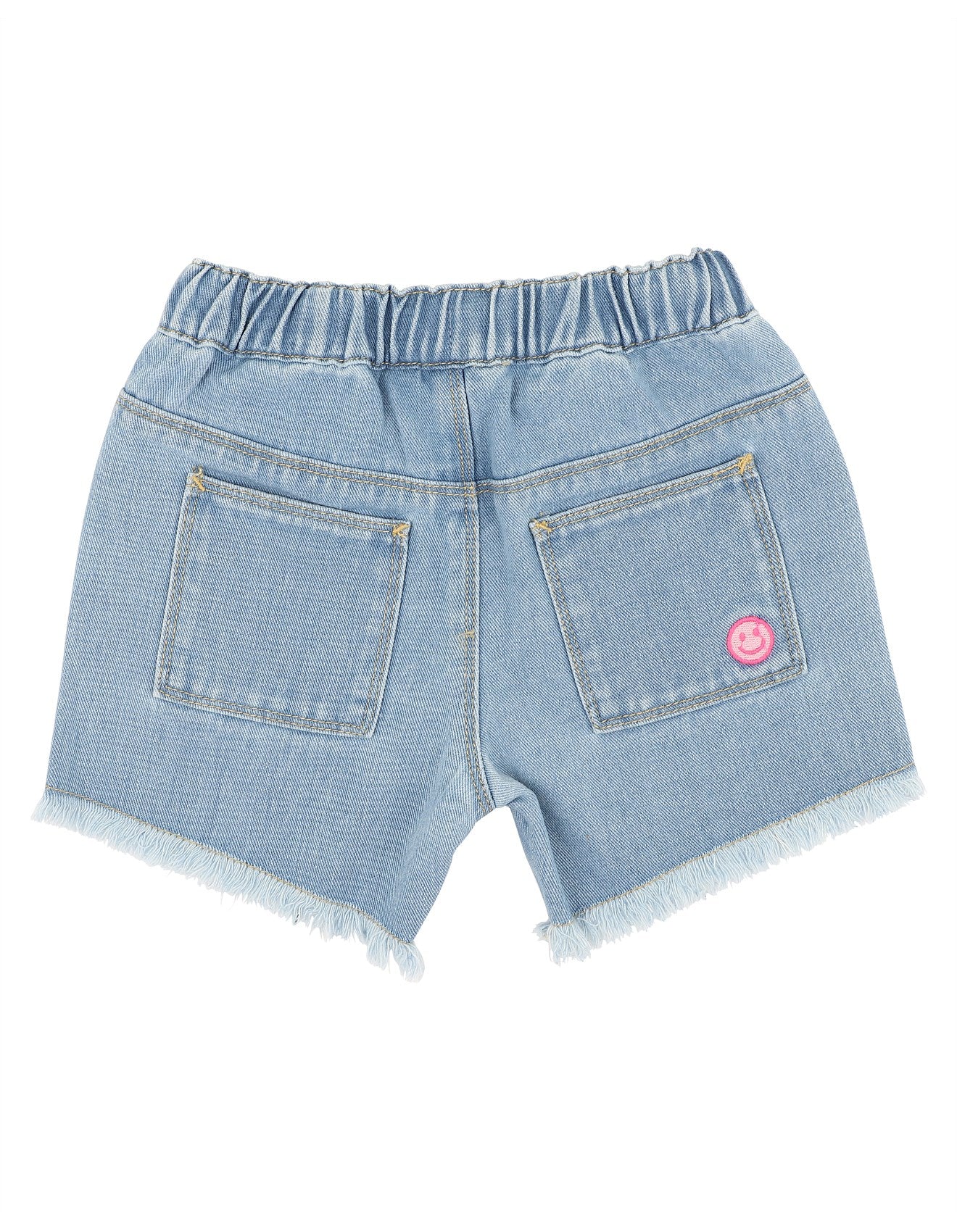 Fox & Finch Denim Shorts With Smiley Badge