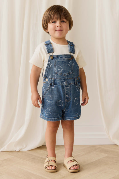 Jamie Kay Fenix Short Overalls Haru Denim