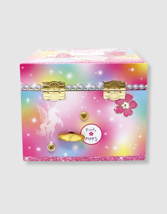 Pink Poppy Unicorn Dreamer Small Musical Jewellery Box