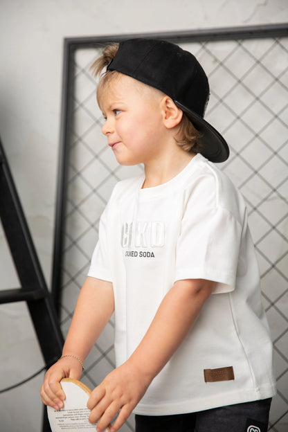 Cracked Soda Dash Tee White