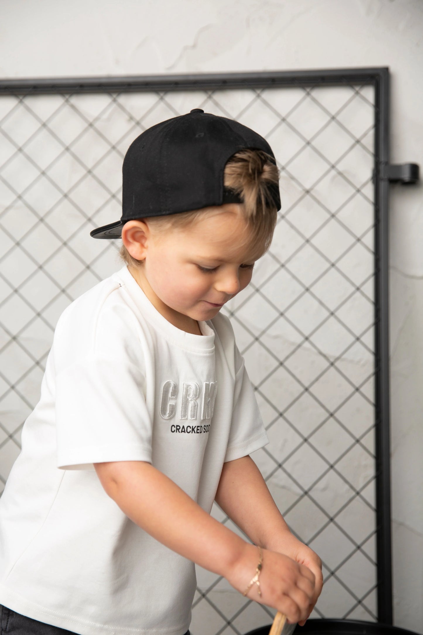 Cracked Soda Dash Tee White