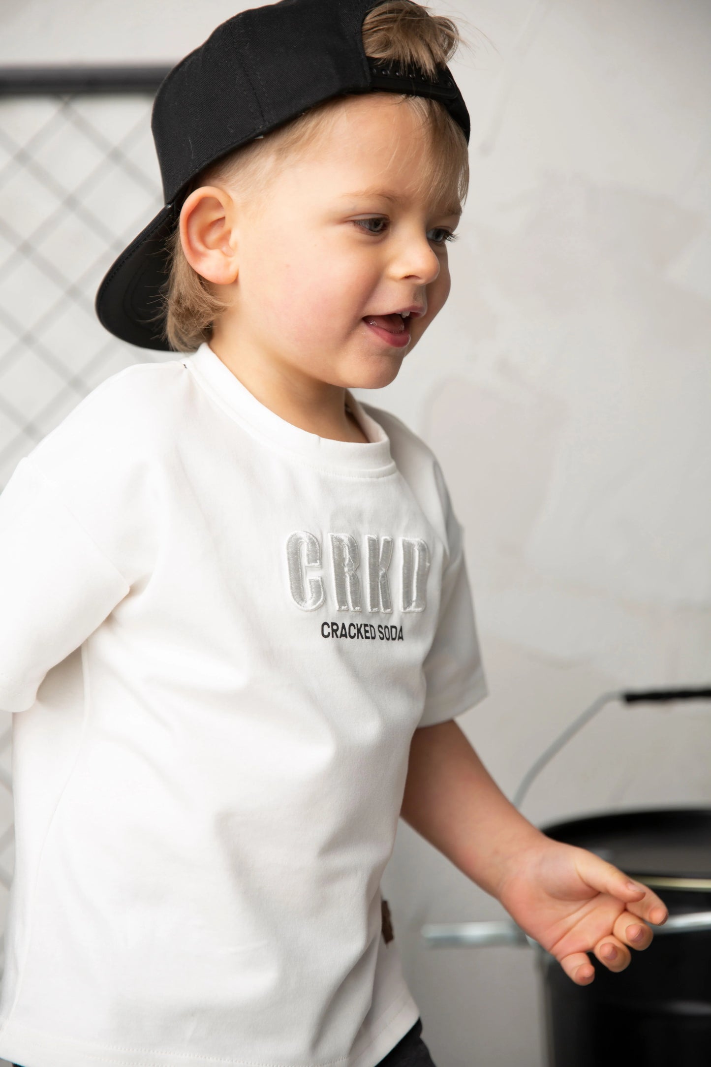Cracked Soda Dash Tee White