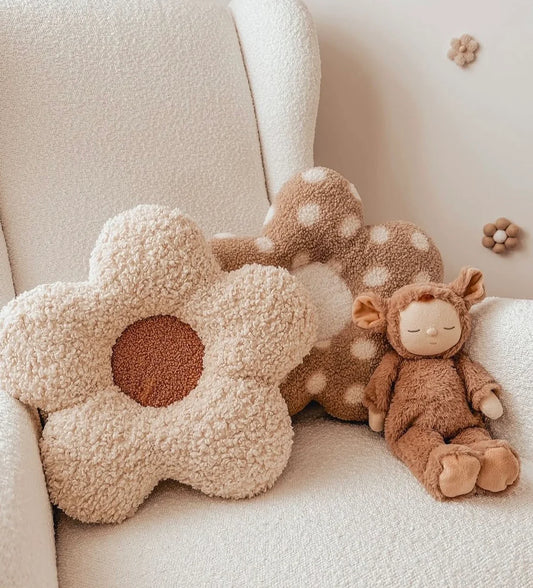 By Lulu The Label Mushroom Daisy Cushion – 3 Sizes