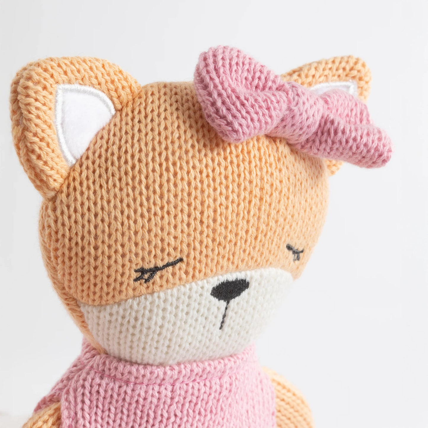 Living Textiles Frankie the Fox Knitted Toy