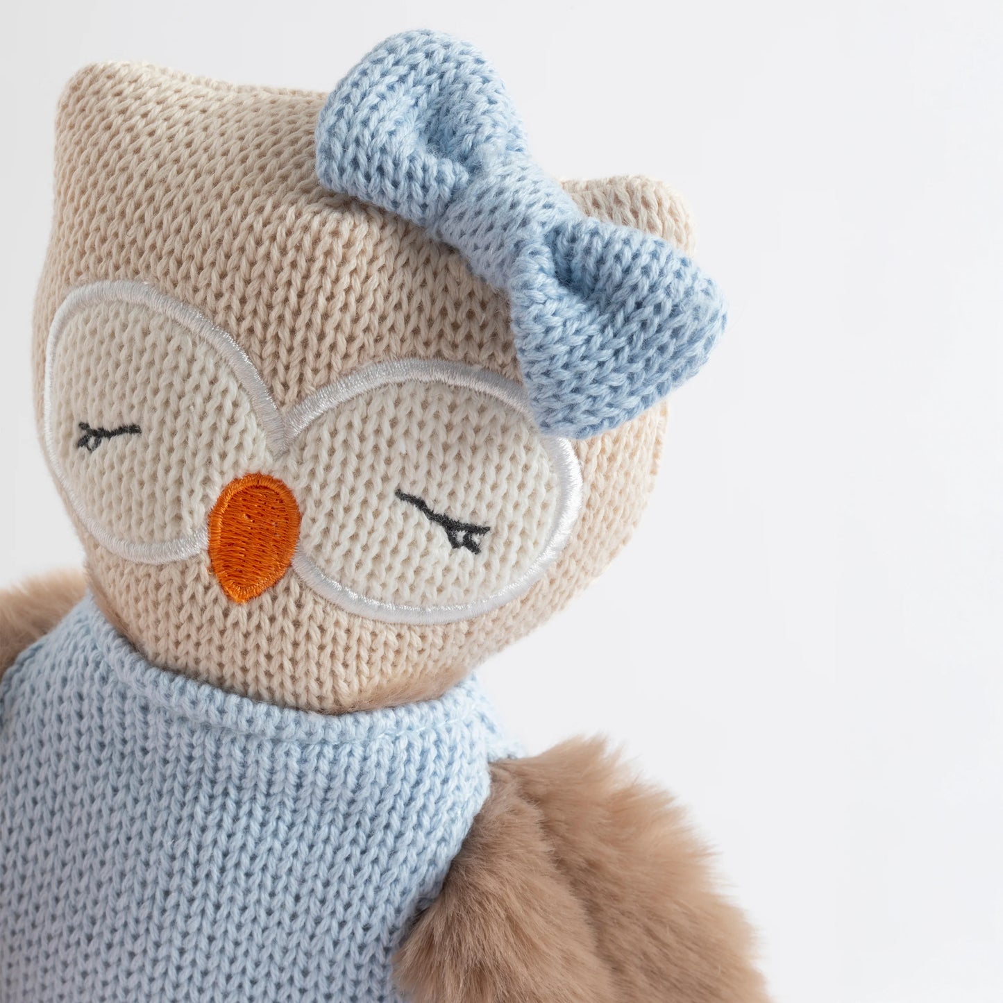 Living Textiles Ollie the Owl Knitted Toy