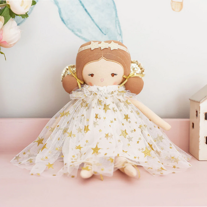Alimrose Holly Fairy Doll Ivory Gold