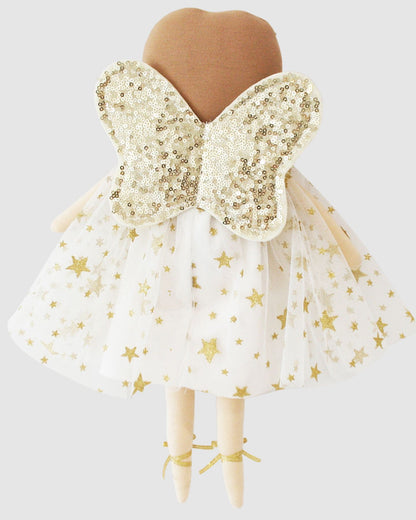 Alimrose Holly Fairy Doll Ivory Gold