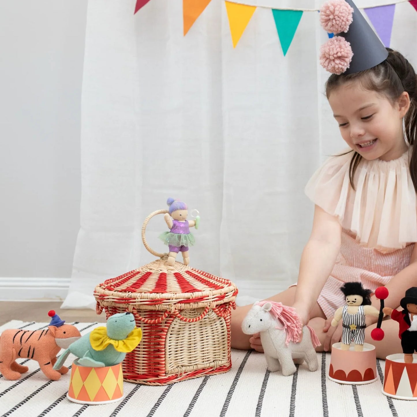 Olli Ella Circus Tent Basket