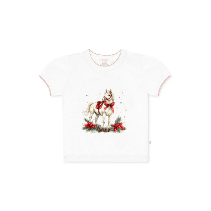 Confetti Kidz Mistletoe Starlight Pony Bamboo Tee