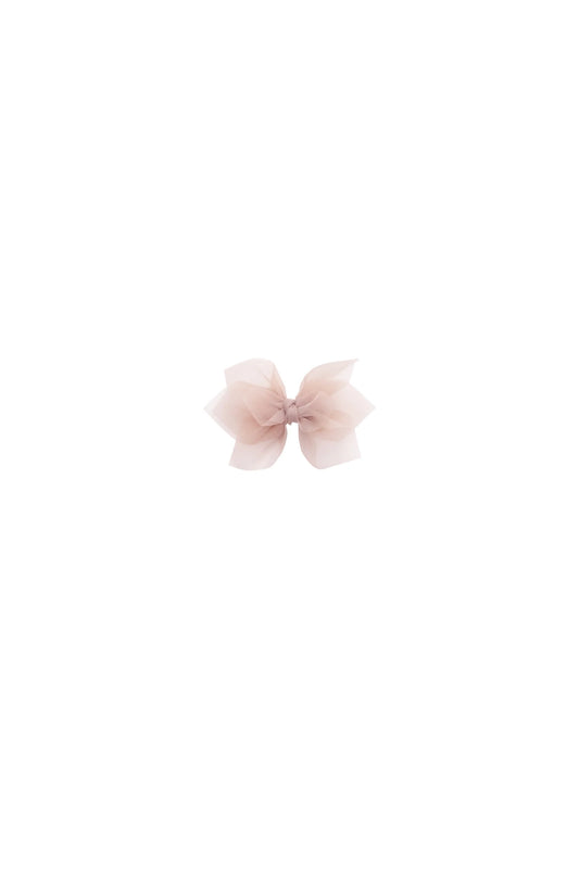 Jamie Kay Fairy Hair Bow Old Rose