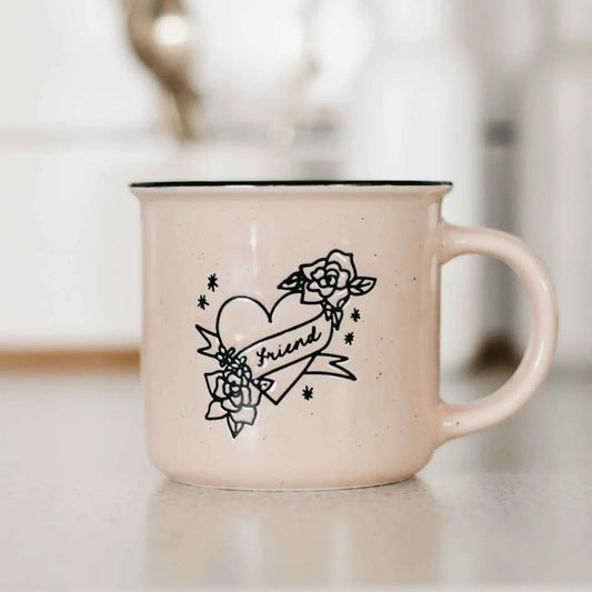 Bencer & Hazelnut Friend Heart Mug
