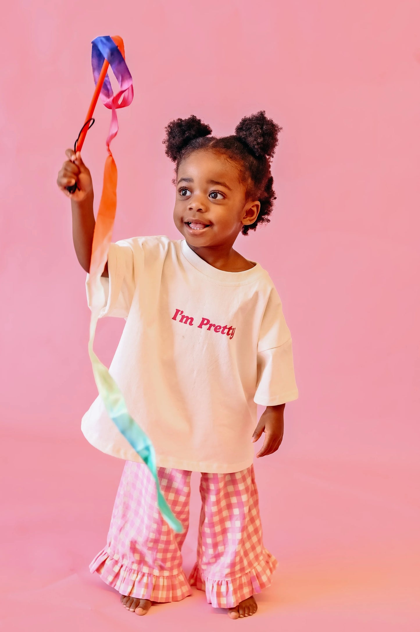 Dear Darcy I’m Pretty Tee Cream & Pink