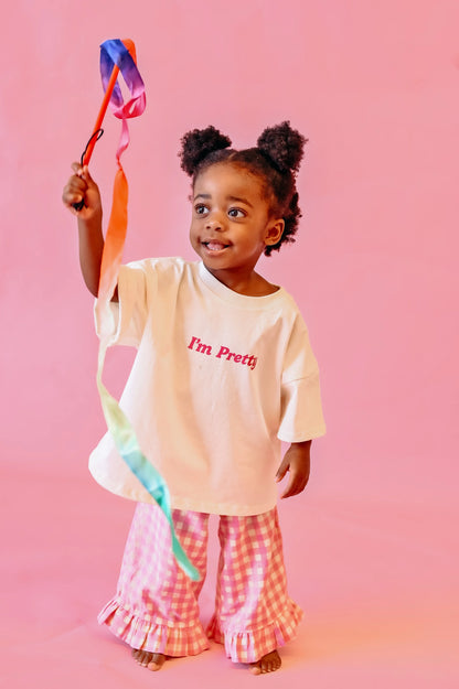 Dear Darcy I’m Pretty Tee Cream & Pink