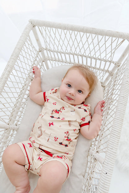 Child of Mine Bamboo PJ's Vintage Rocking Horse
