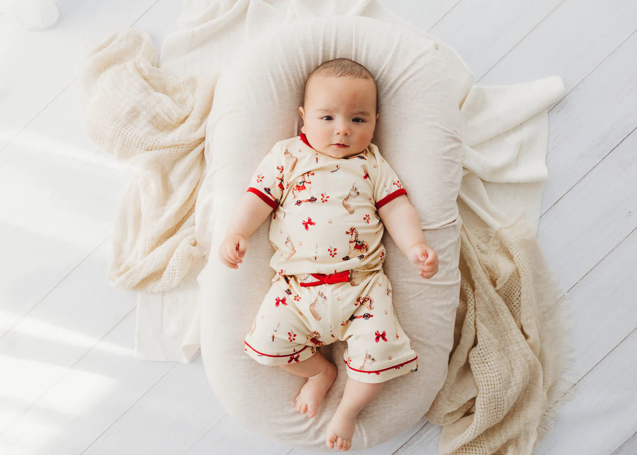 Child of Mine Bamboo PJ's Vintage Rocking Horse