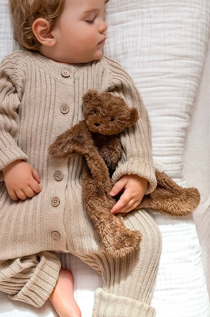 Pop Ya Tot Little Ted Comforter Toy