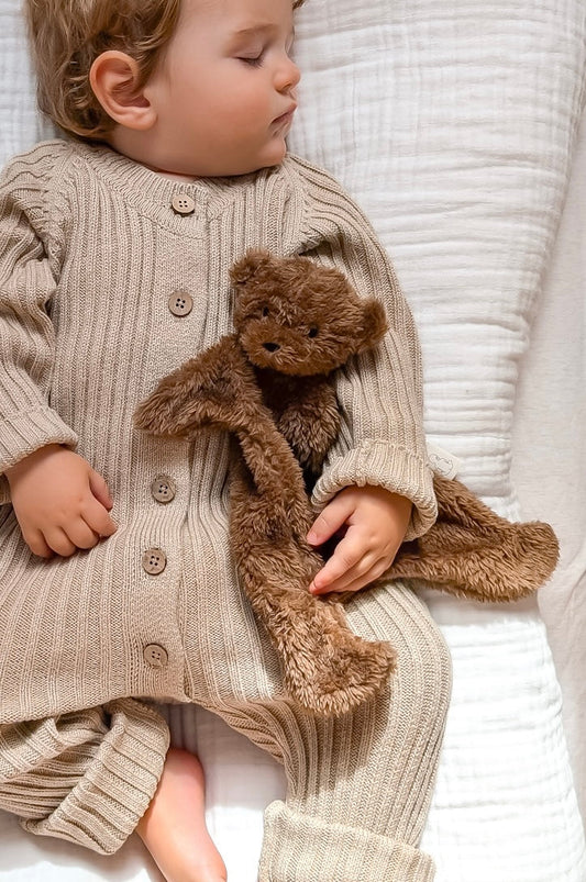 Pop Ya Tot Little Ted Comforter Toy