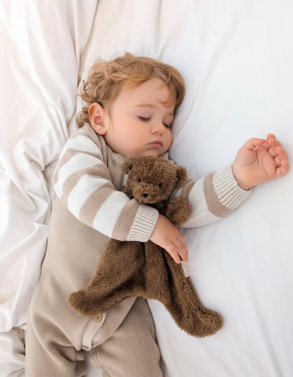 Pop Ya Tot Little Ted Comforter Toy