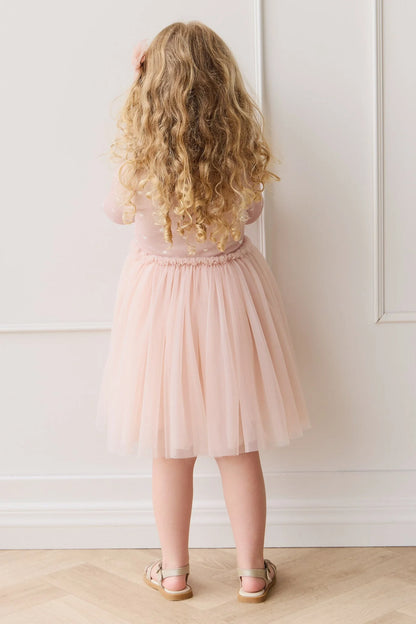 Jamie Kay Anna Tulle Dress Petite Heart Old Rose