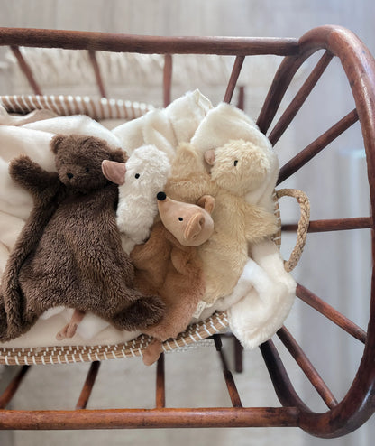 Pop Ya Tot Squeaky the Mouse Comforter Toy