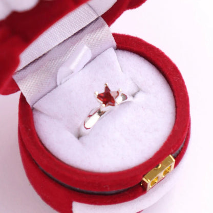 Lauren Hinkley Red Starry Ring in Santa Box