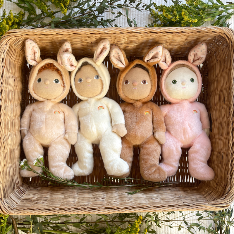 Olli Ella Babbit Bunny Fluffle Family Dinky Dinkum Doll