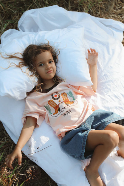 Blossom & Pear 'Wild at Heart' Slouch Tee