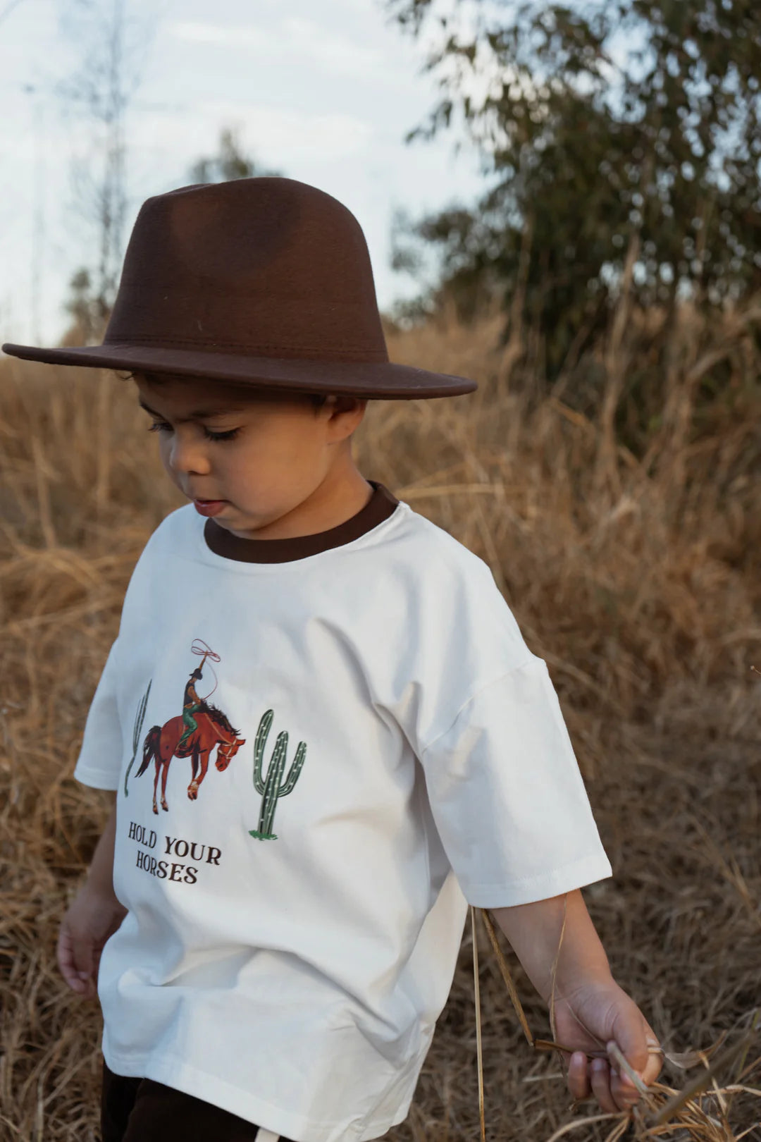 Blossom & Pear Fedora Hat Sand