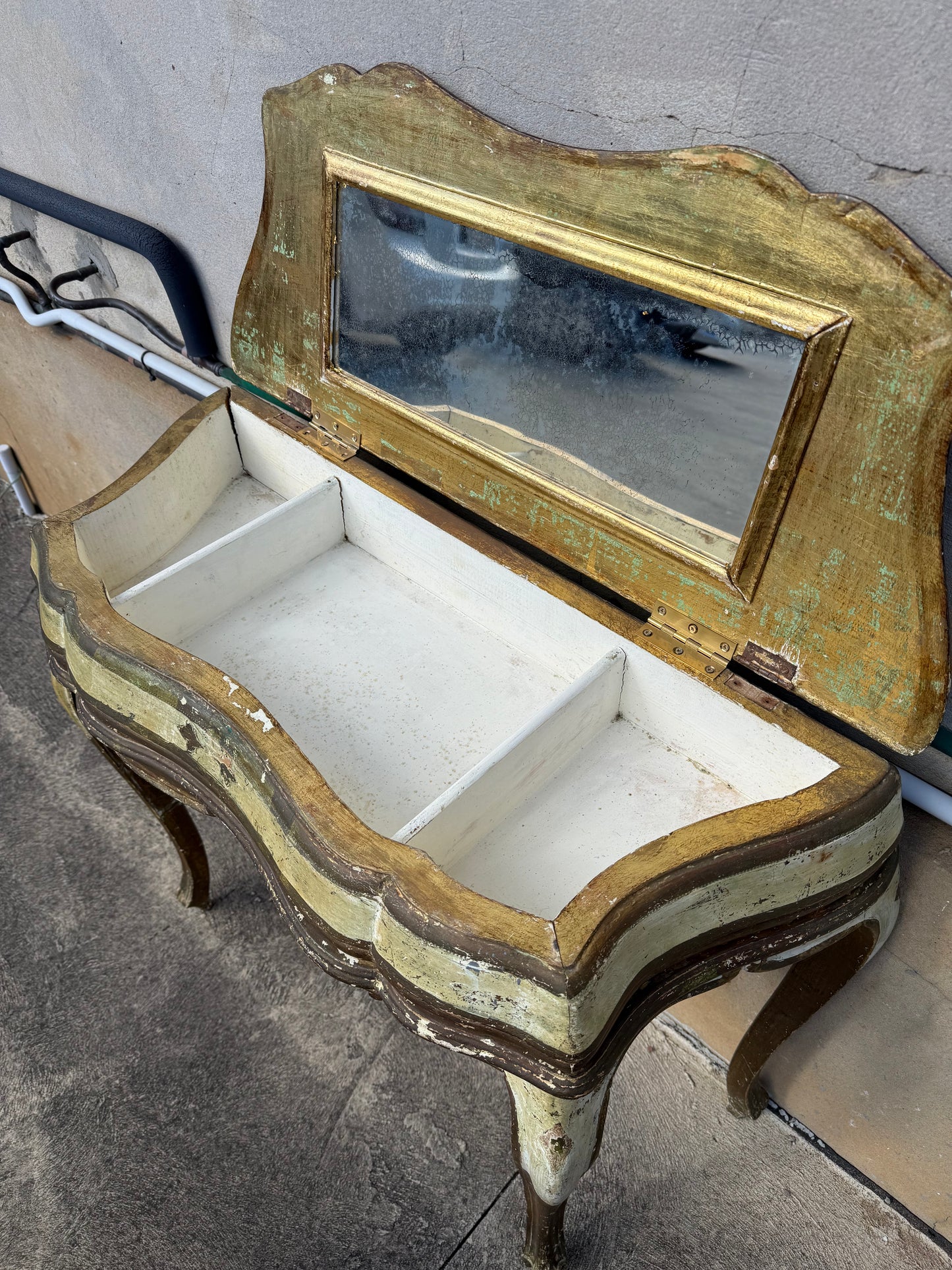 Antique Italian Florentine Desk