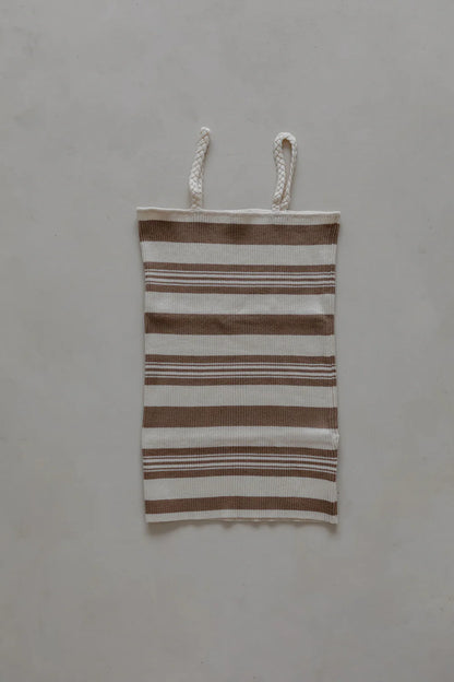 Belle & Sun Braid Dress Cedar Stripe