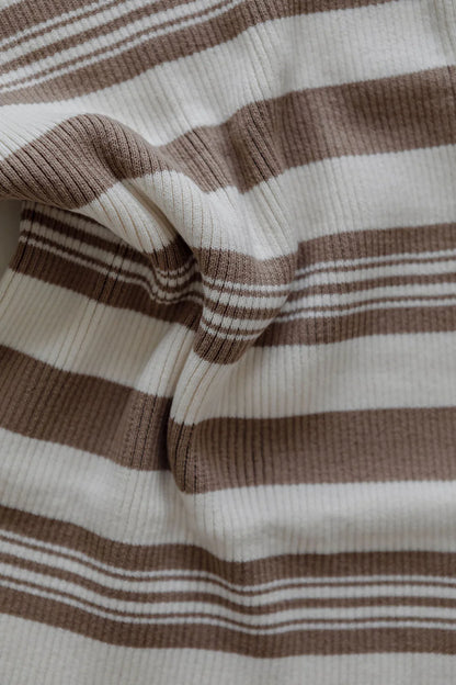 Belle & Sun Braid Dress Cedar Stripe