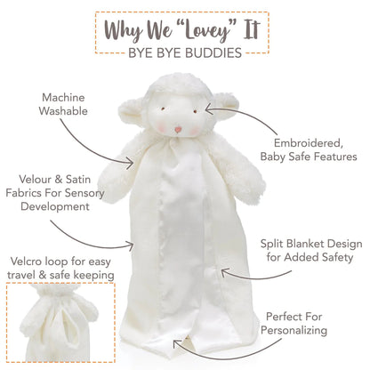 Bunnies By The Bay
Bye Bye Buddy Blanket Kiddo Lamb