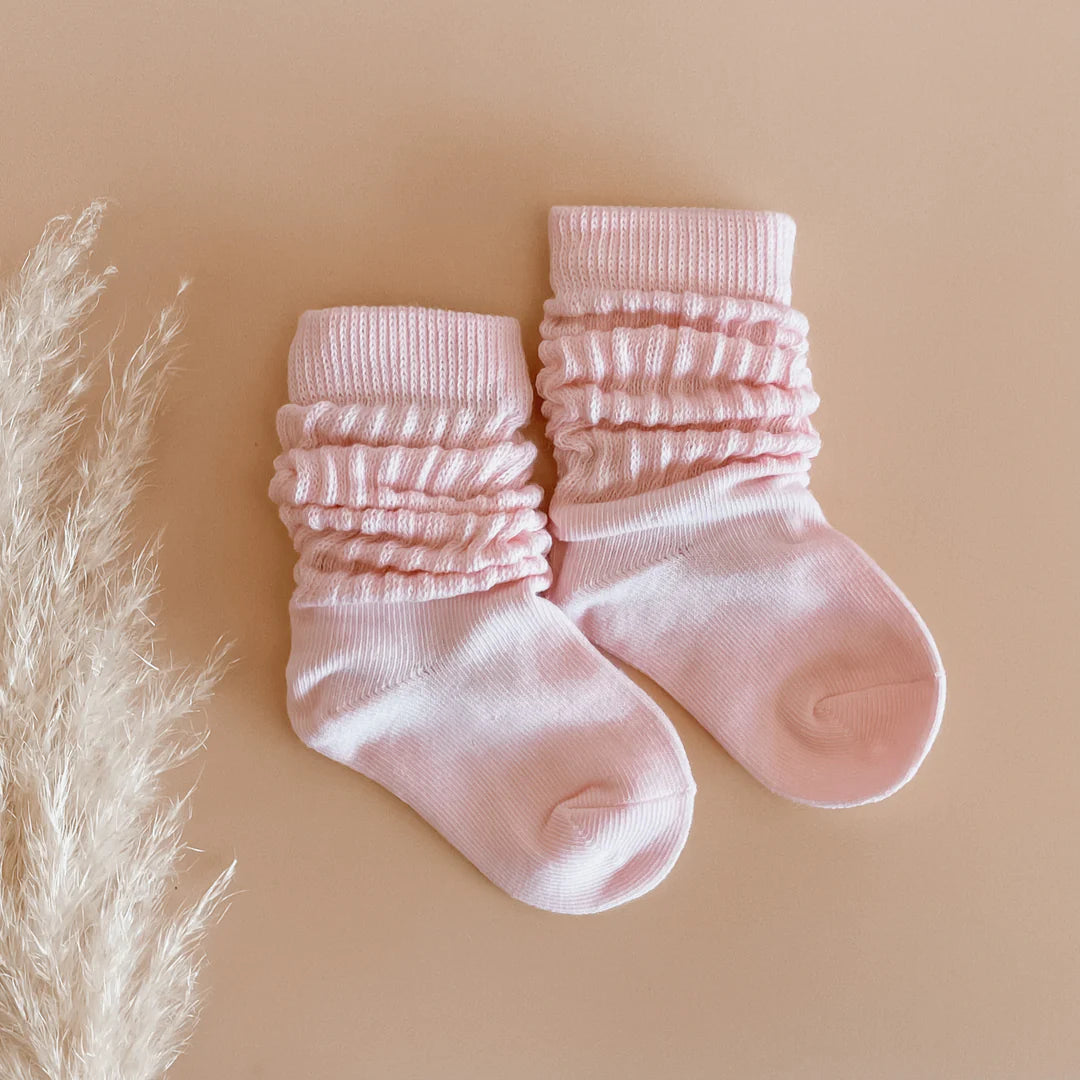 Blossom & Pear Scrunch Socks ~ 4 Colours