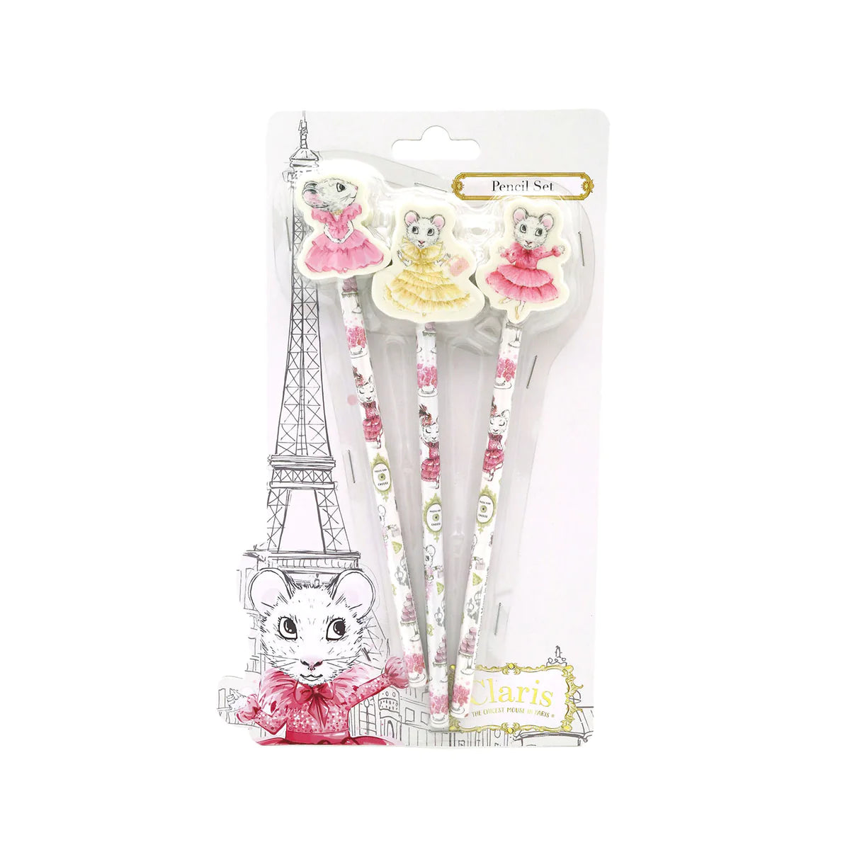 Claris Pencil with Topper Set of 3