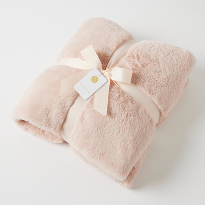 Jiggle & Giggle Faux Fur Baby Blanket – Various Colours