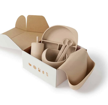 Snuggle Hunny Silicone Meal Kit Pebble