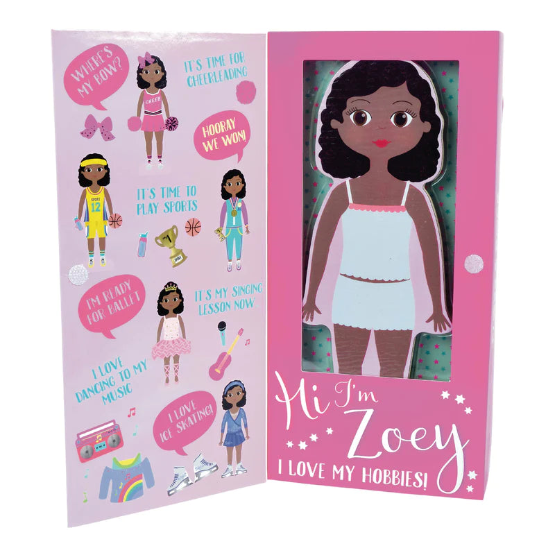 Magnetic Dress Up Doll ~ Zoey