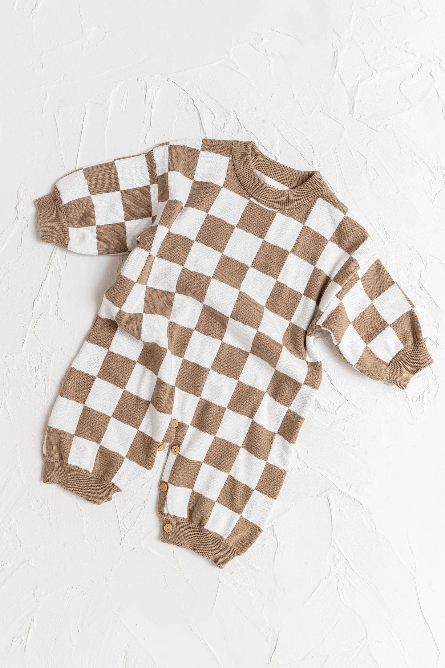 Cinnamon Baby Knitted Lounge Suit Chocolate