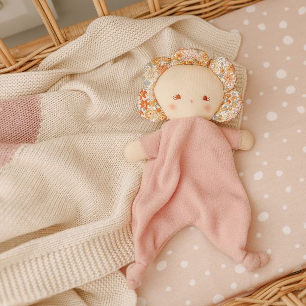 Alimrose Flower Baby Comforter Sweet Marigold