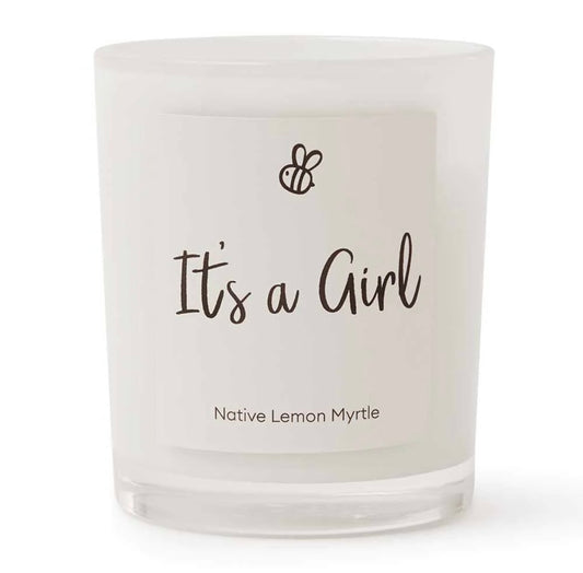 Snuggle Hunny Candle Lemon Myrtle – It’s A Girl