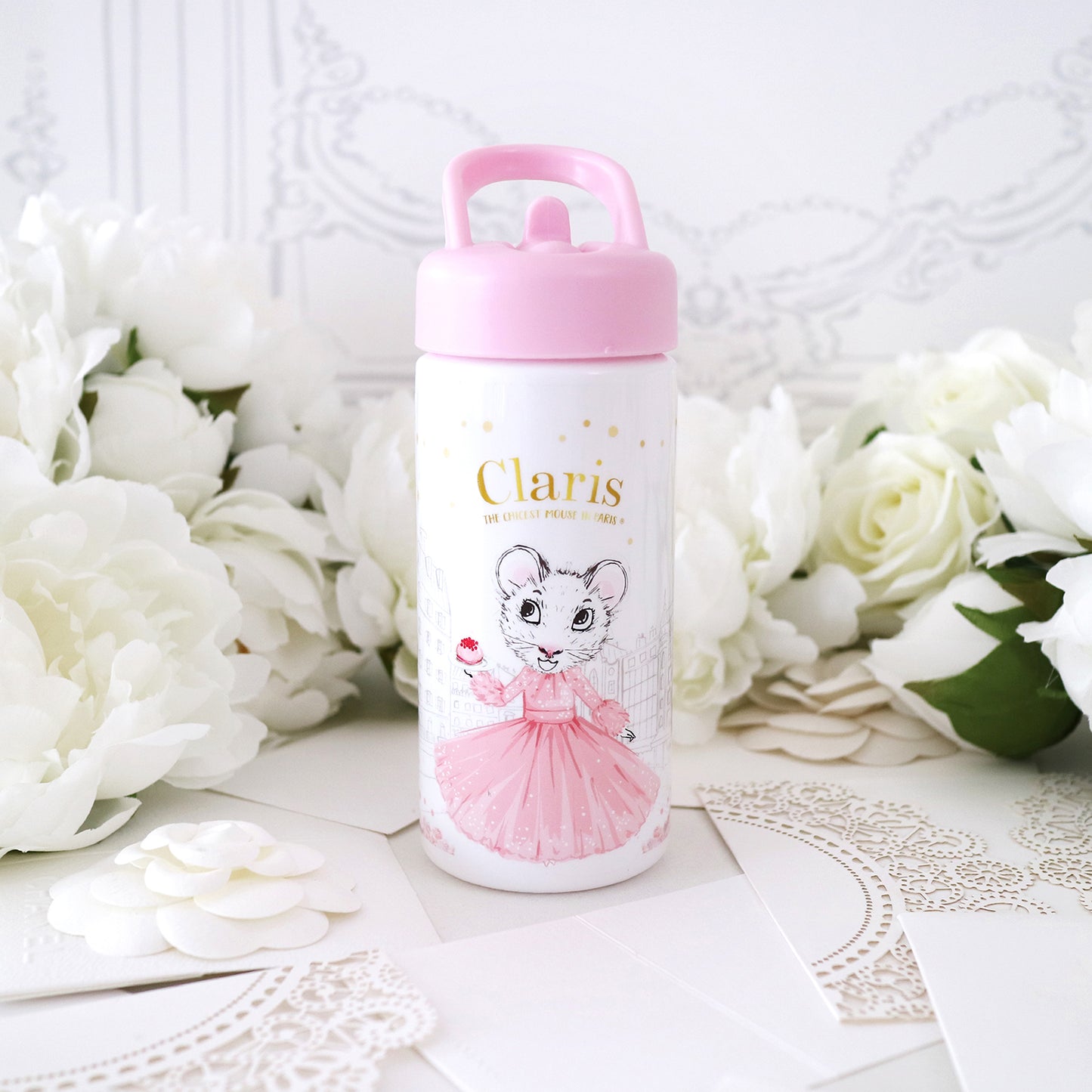 Claris Drink Bottle with Straw