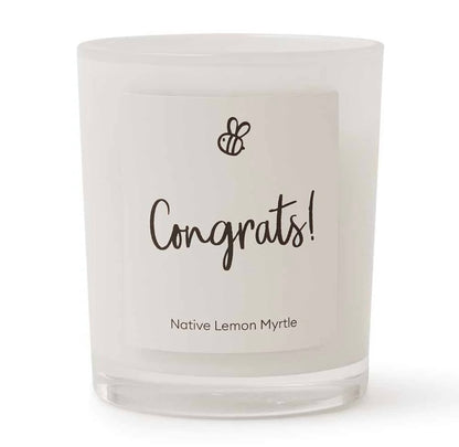Snuggle Hunny Candle Lemon Myrtle – Congrats