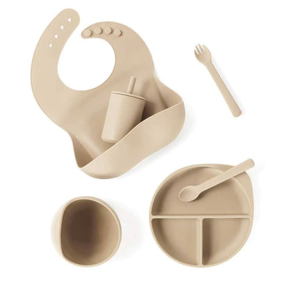 Snuggle Hunny Silicone Meal Kit Pebble