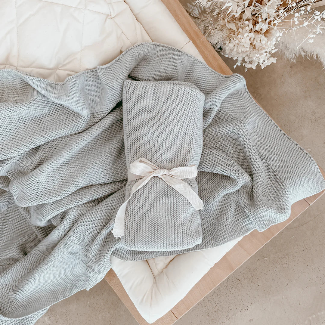 Blossom & Pear Heirloom Classic Knit Blanket